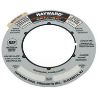 Hayward Variflo Multiport Cover Valve Decal suit 50mm