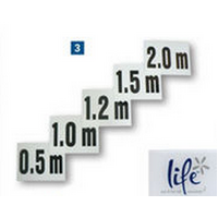 Pool Depth Markers - PVC