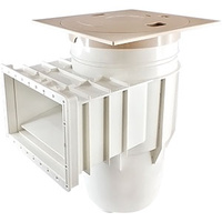 Pool Pro Skimmer Box, Square Dress Ring, suits Concrete Pools