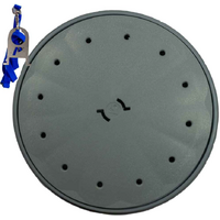 Poolrite S2500 Round Dress Ring with Lid and Key - Charcoal