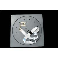 Poolrite Square Dress Ring and Lid with Key - Charcoal