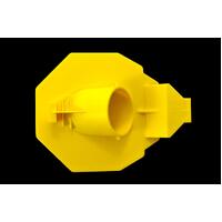 Zodiac Baracuda G3 / Genie 3000  Foot Flange - Yellow